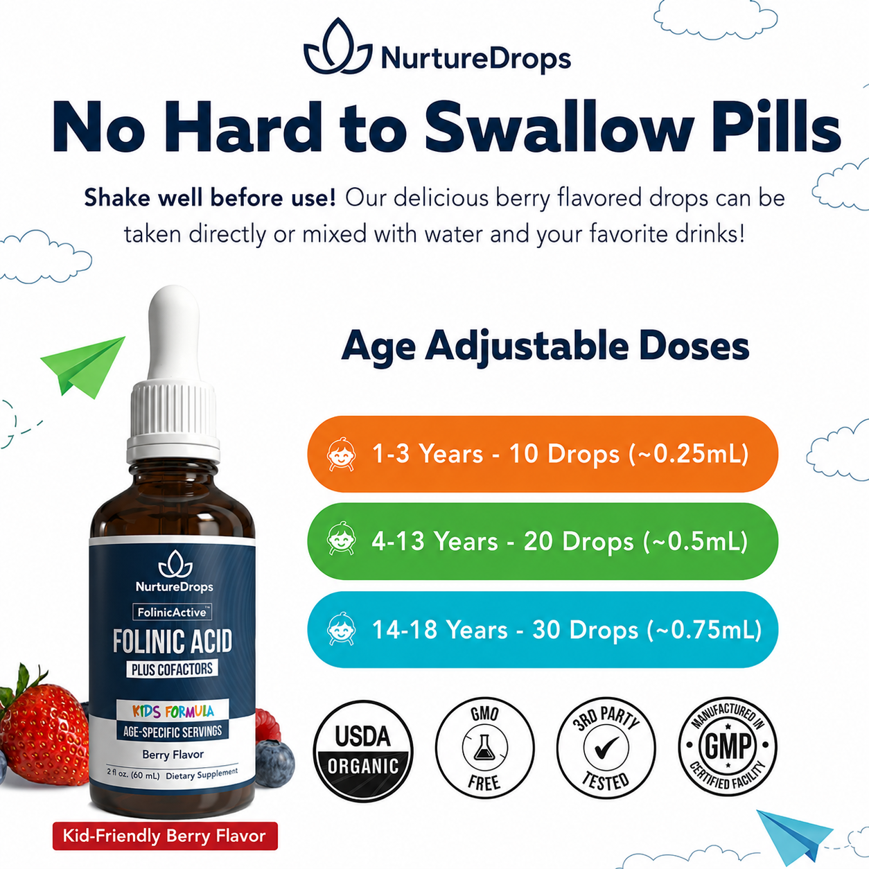 Nurturedrops Folinic Acid